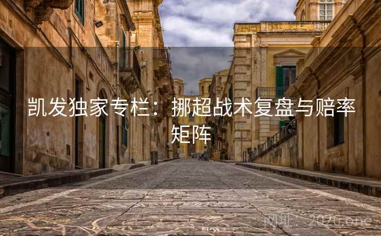 凯发独家专栏:挪超战术复盘与赔率矩阵 凯发独家专栏:挪超战术复盘与赔率矩阵