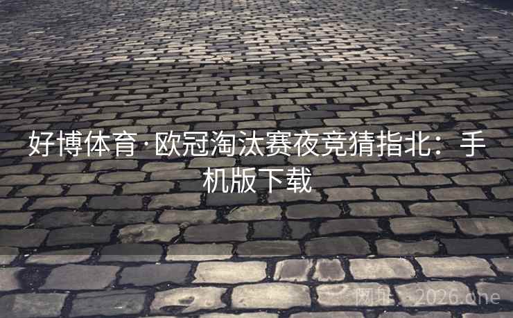 好博体育·欧冠淘汰赛夜竞猜指北:手机版下载 好博体育·欧冠淘汰赛夜竞猜指北:手机版下载